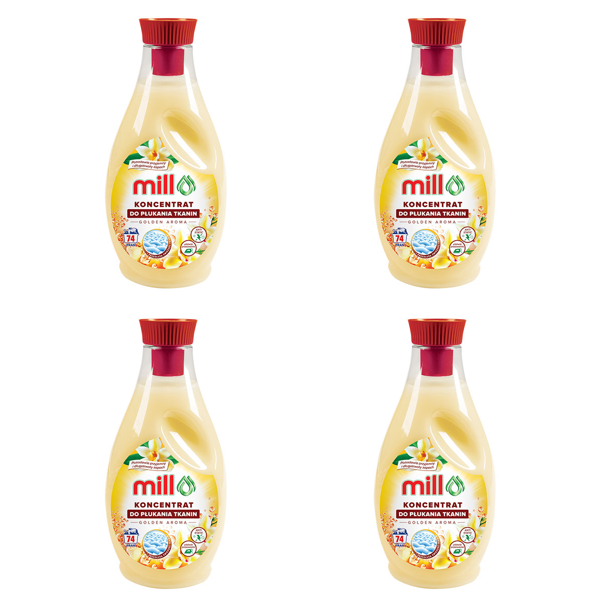 <strong>4 x 2 litry KONCENTRATU DO PŁUKANIA</strong></br>• 8,05 zł / litr</br>• GOLDEN AROMA</br>• zapach świeżości</br> </br> - obrazek 2
