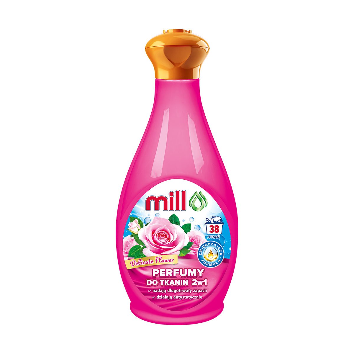 <strong>8 x 760 ml PERFUM DO TKANIN</strong></br>• 16,51 zł / litr</br>• DELICATE FLOWER</br>• zapach słodko kwiatowy</br> </br>