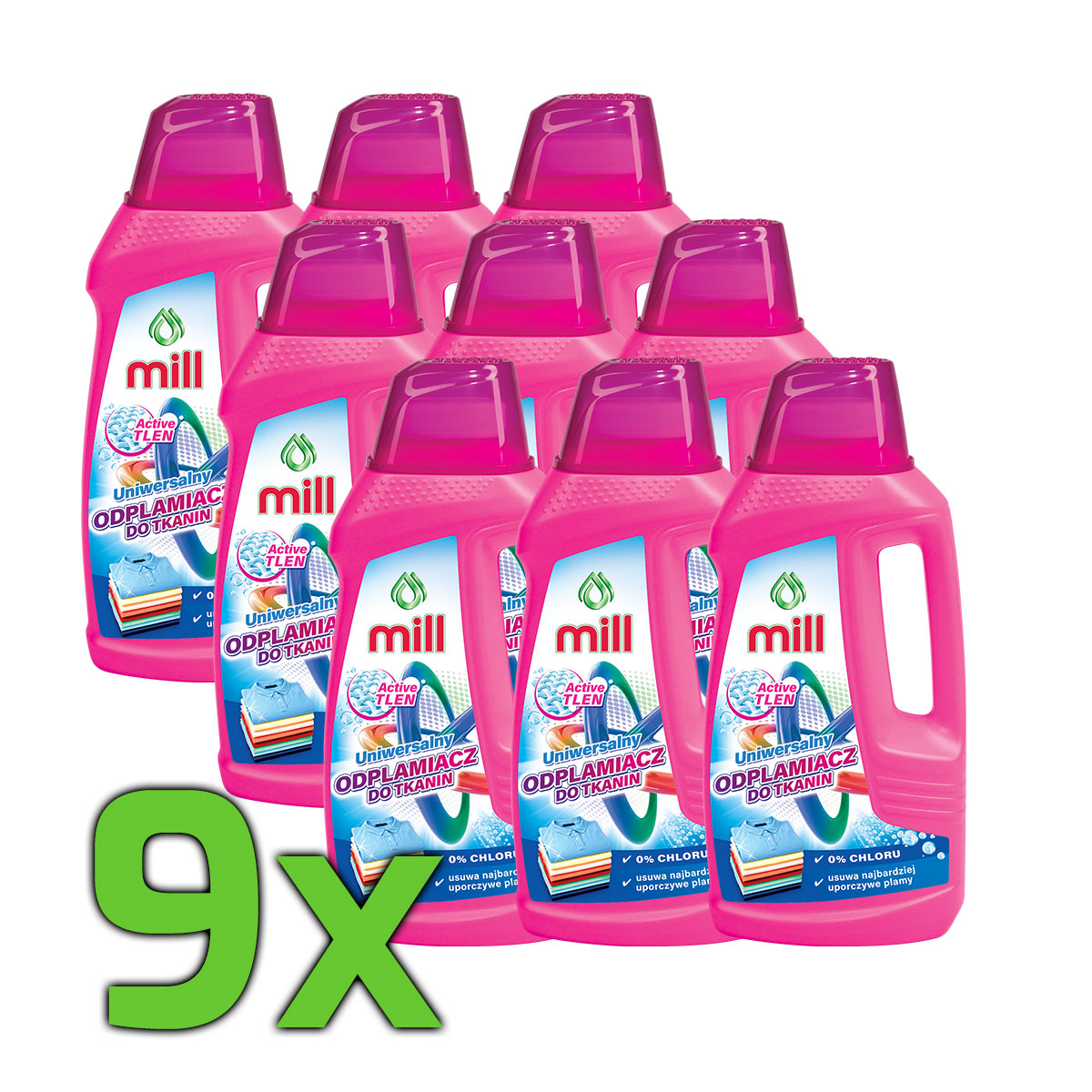 <strong>9 x 1,6 litra ODPLAMIACZ DO TKANIN</strong></br>• 11,36 zł / litr</br>• uniwersalny</br>• łatwe dozowanie</br> </br> - obrazek 2